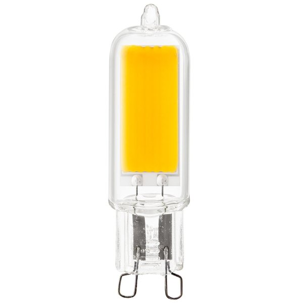 Sunlite LED G9 Bi-Pin Base Light Bulb 3W 40W Halogen Equivalent 400 Lumen Non-Dimmable 3000K, 6PK 80813-SU